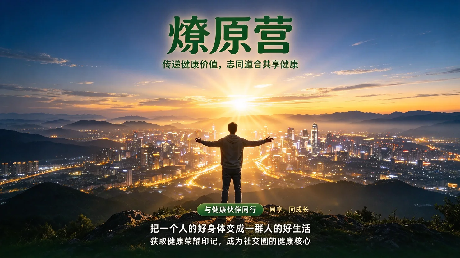 燎原营健康行动示意